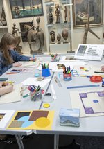 Easter holiday workshop - mixed media drawing and printing