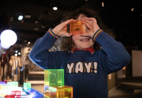 Young child play at Tiny sparks takeover