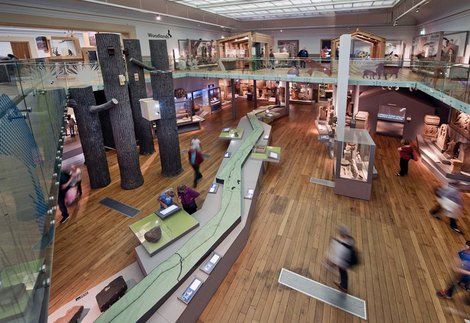 Hadrian's Wall model at Great North Museum: Hancock