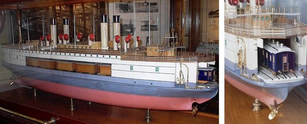 The original shipbuilder’s model of Baikal in Discovery Museum