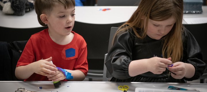 Kids crafting