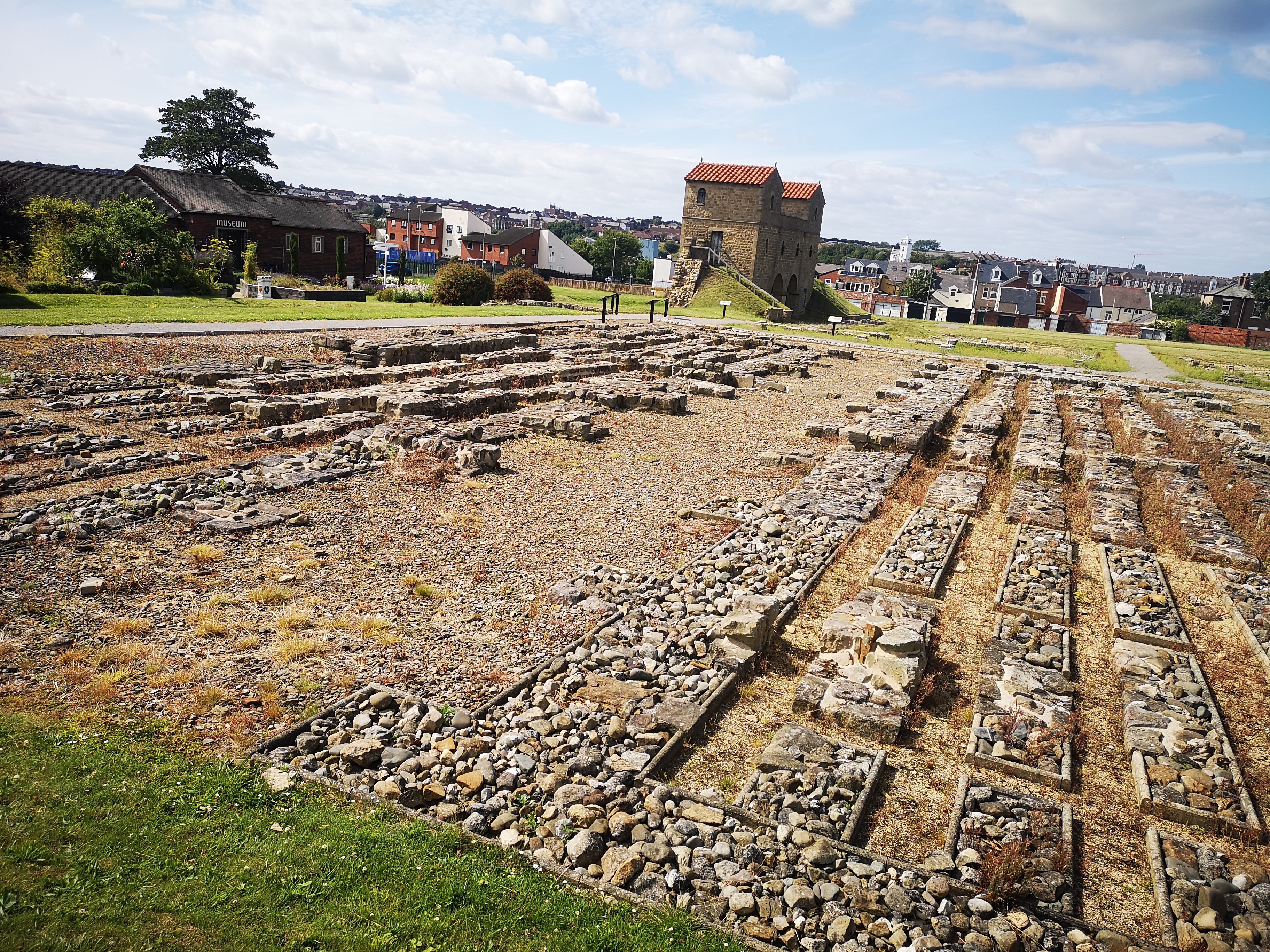 Ruins at Arbeia, South Shields Roman Fort