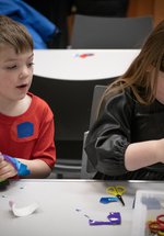 Kids crafting 