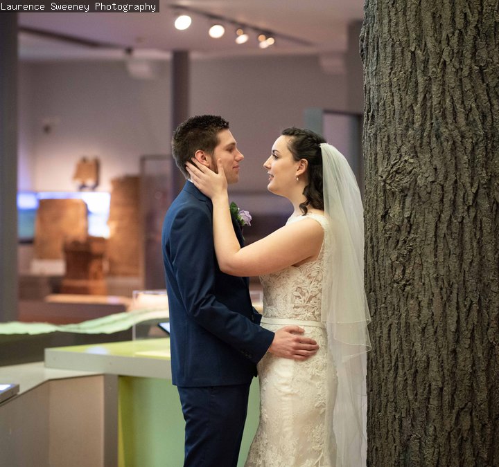 Great North Museum: Hancock wedding photograph by Laurence Sweeney Photography