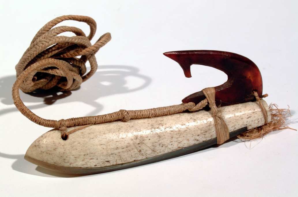 A fish hook from the World Cultures collection at Great North Museum