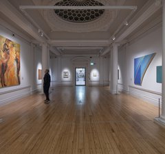 Artworks on display in the Hatton Gallery