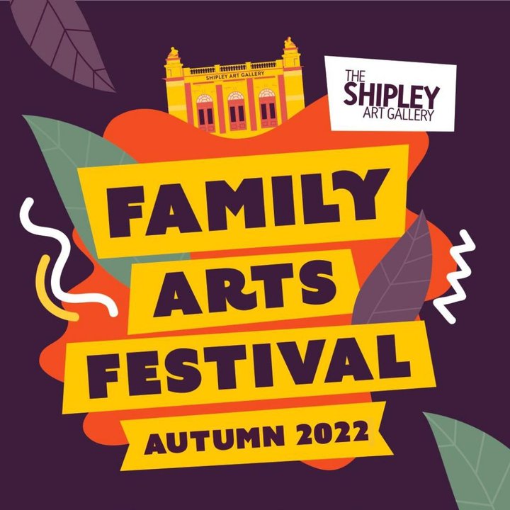 Graphic reading Family Arts Festival October 2022