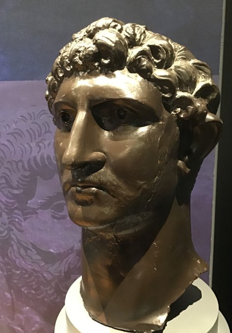 Replica head of the Emperor Hadrian