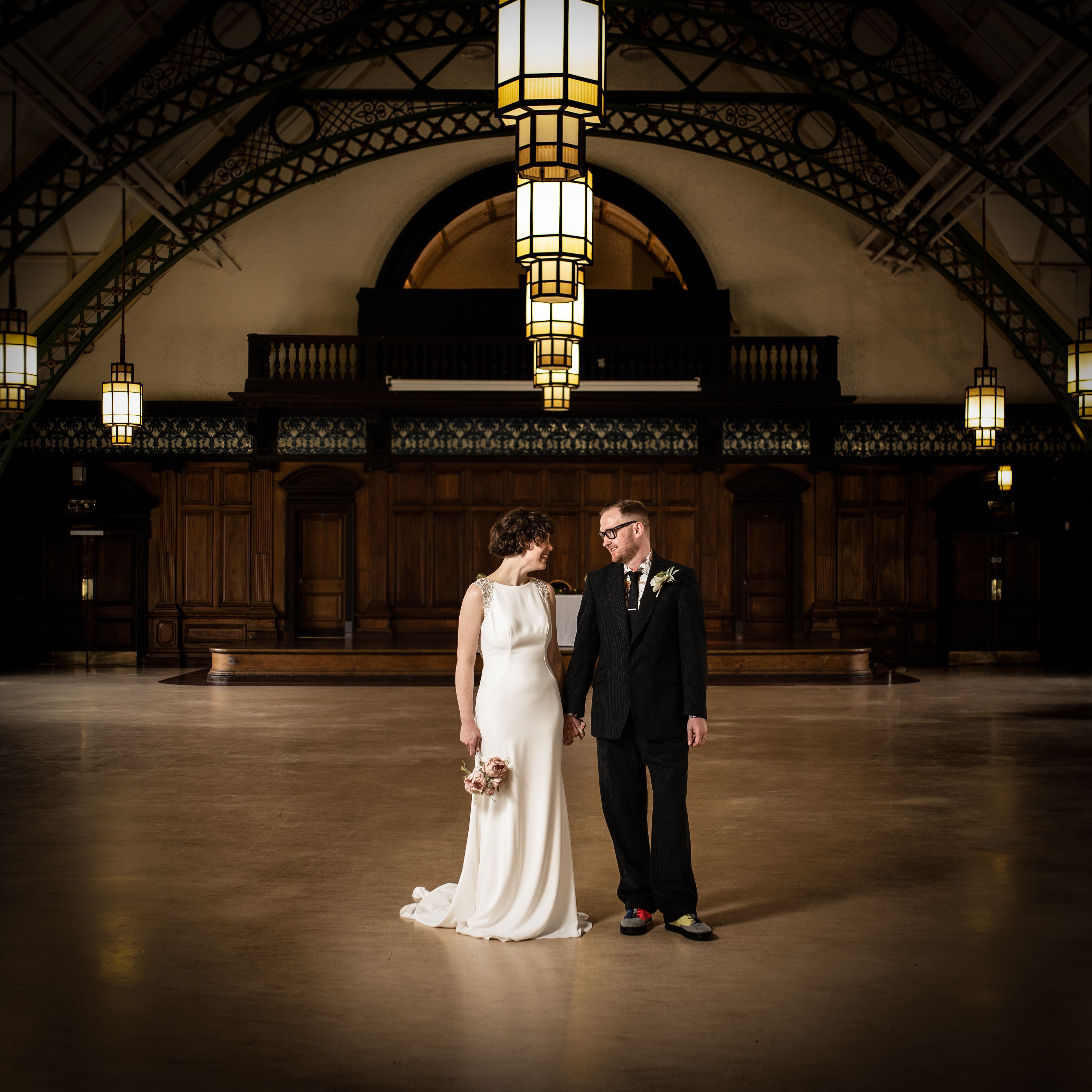 Discovery Museum wedding photograph by Laurence Sweeney Photography