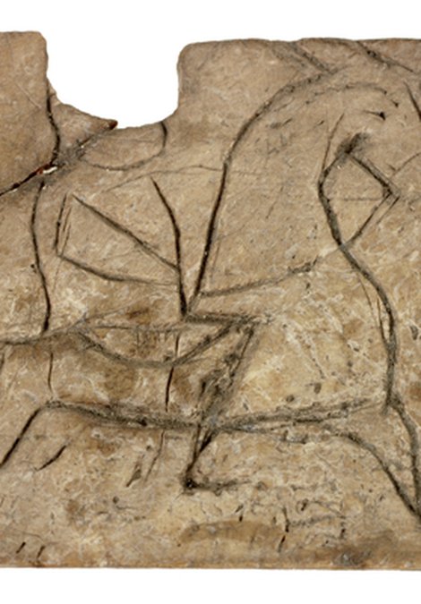 Roman Inlay - man on a horse 