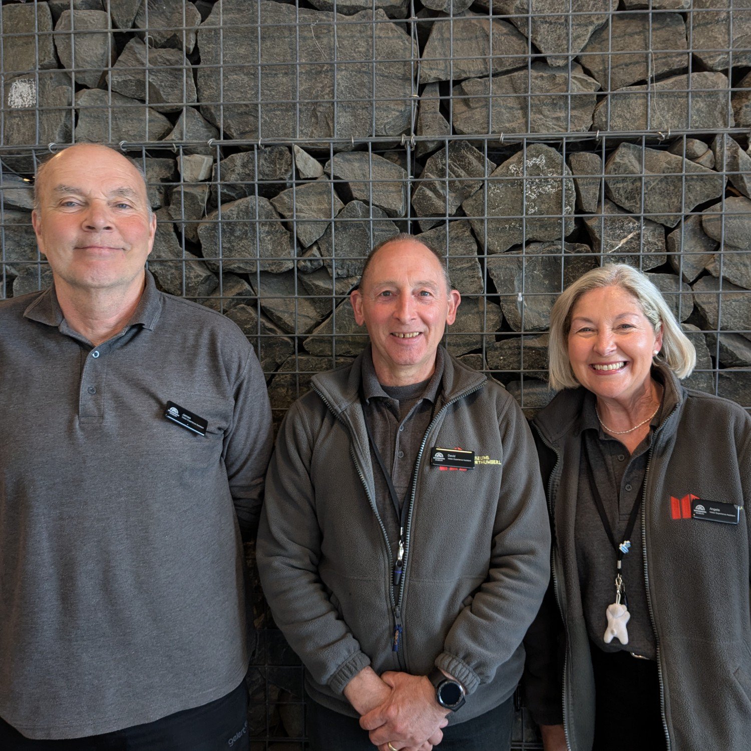 Customer service staff at Woodhorn Museum.