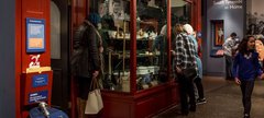 Visitors enjoying an exhibition at South Shields Museum
