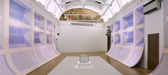 An image of the exhibition 'Circles are Slices of Spheres' by artist Rosie Morris