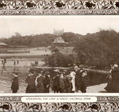 Saltwell park postcard 