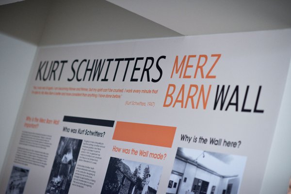 Merz Barn Wall exhibit