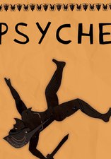 Poster includes a silhouette of a falling person and the words 'PSYCHE. Where does the soul go?'