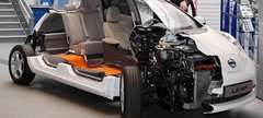NISSAN Leaf cutaway in Discovery Museum
