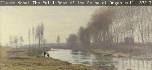 Claude Monet (1840- 1926), The Petit Bras of the Seine at Argenteuil, 1872, Oil on canvas © The National Gallery, London
