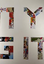 The words 'Can you dig it?' are in collage on a wall