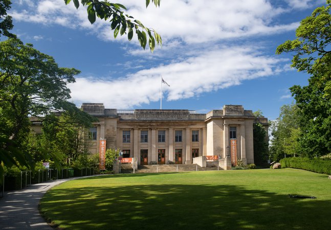 Great North Museum on a summer's day