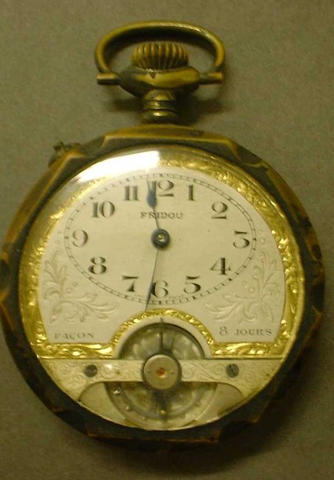 a vintage pocket watch