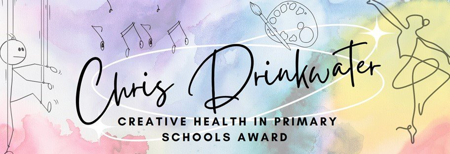 Logo for the Chris Drinkwater Creative Health in Primary Schools Award