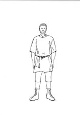 Illustration of infantry auxiliary soldier’s soft kit.