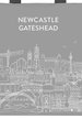 Shopping bag, text NewcastleGateshead and iconic images, Grey