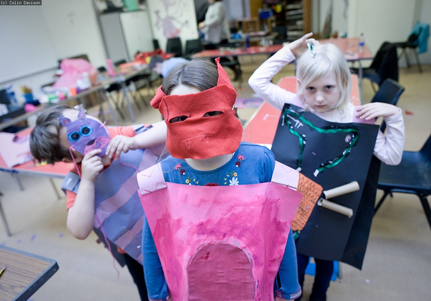 children at art academy day