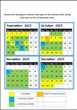 school workshop availability