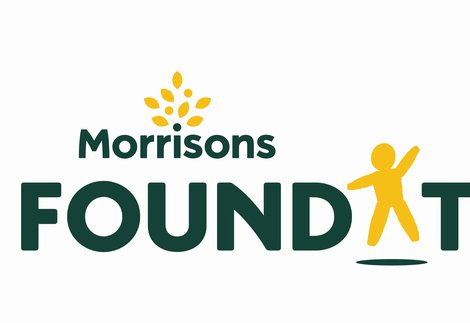 Logo with text Morrisons Foundation