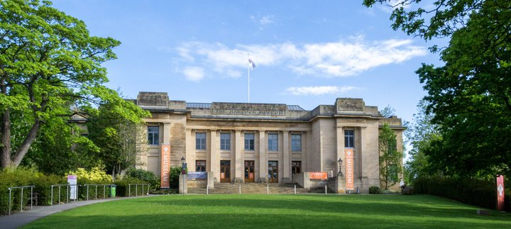 Great North Museum on a sunny day
