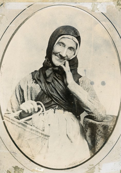Dolly Peel - photo of mature fishwife early 19C