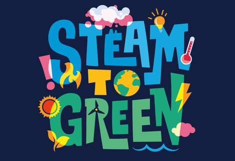 Steam to Green logo