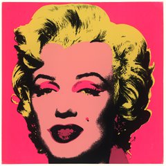 Pop art print of Marilyn Monroe