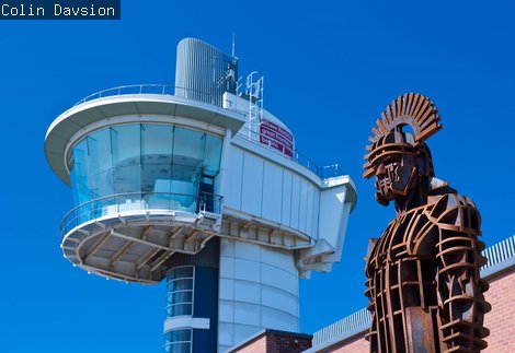 Centurion sculpture at Segedunum entrance