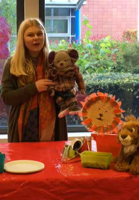 GNM Paper Plate Lion at home video