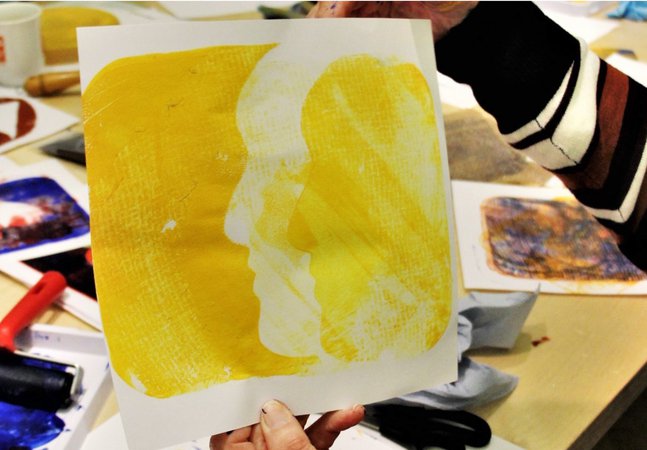 picture of a stencil artwork