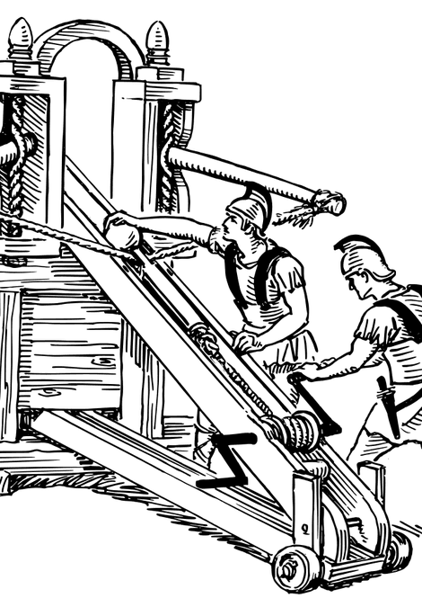 Roman catapults