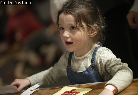 small child in Discovery Museum 