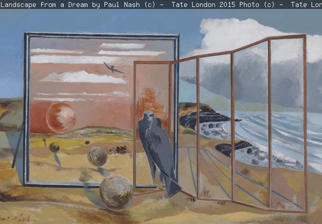 Landscape from a Dream by Paul Nash © Tate, London 2015