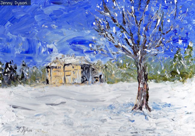 Close House in Winter 