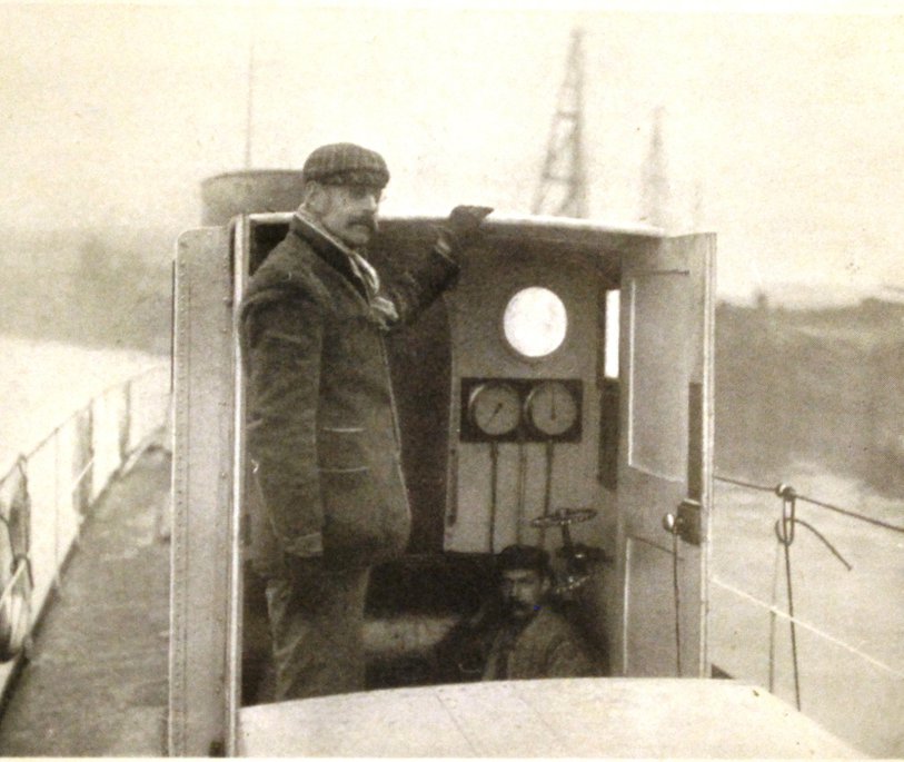 Parsons by the engine room controls