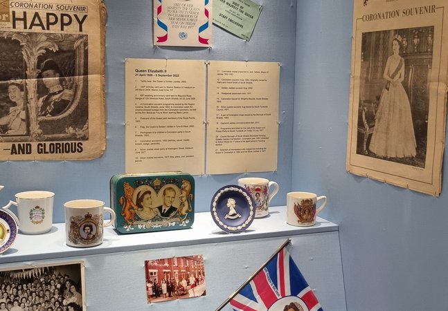 Exhibit of Queen Elzabeth II memorabilia 