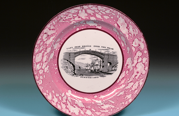 Sunderland Ware place with the image - Cast Iron Bridge over the Wear