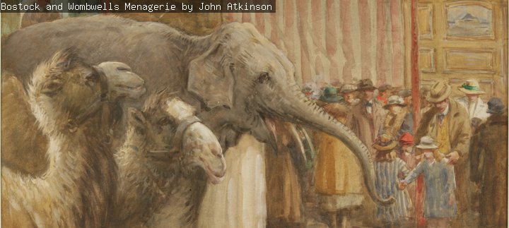 Bostock and Wombwell's Menagerie by John Atkinson