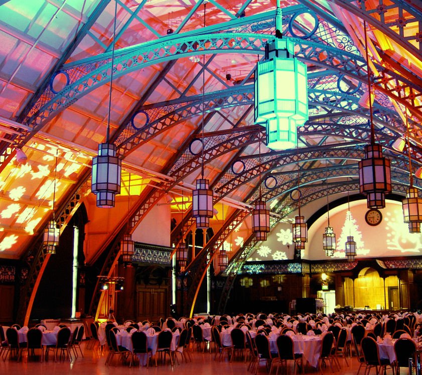 Photo: Christmas party celebration in the magnificent Great Hall