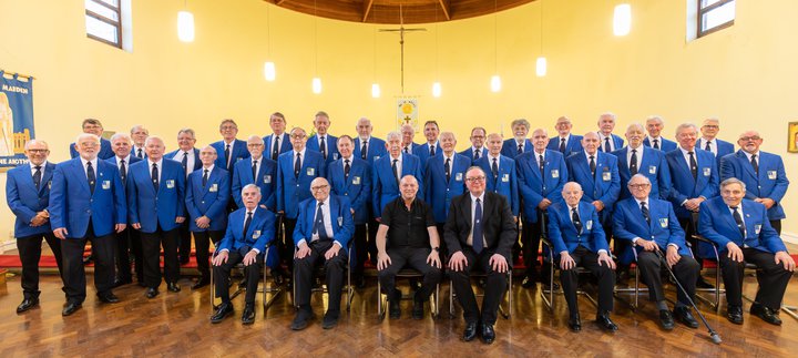 Backworth male choir group