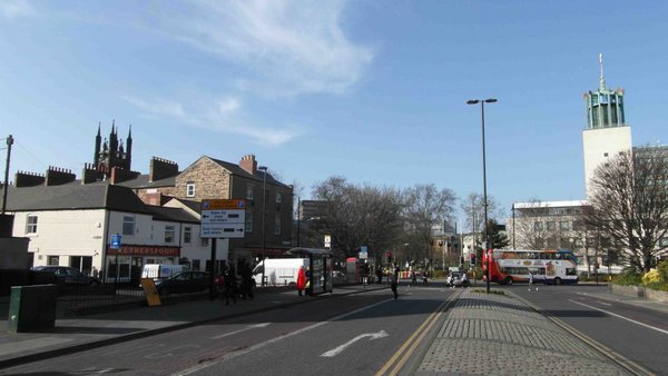 Photo of John Dobson Street, looking north to the Civic Centre