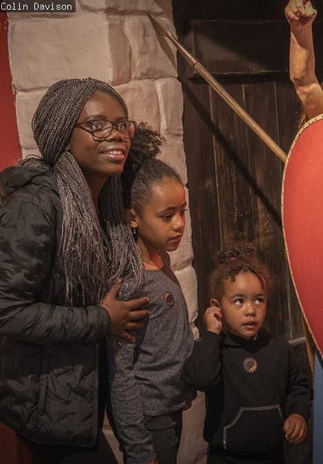 Mum and two small daughters in Newcastle Story gallery